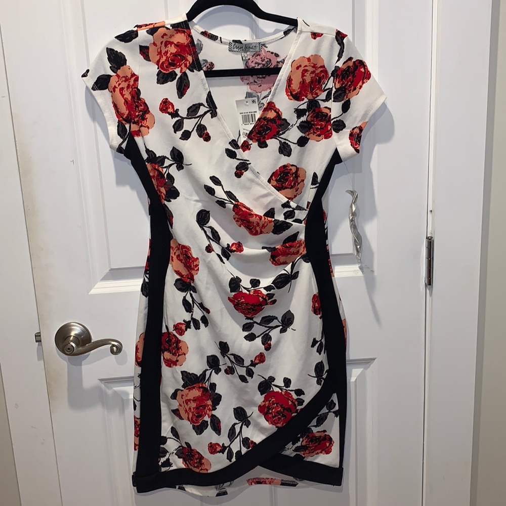 Rose patterned dress